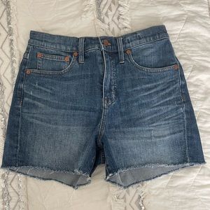 Madewell High-Rise Denim Shorts